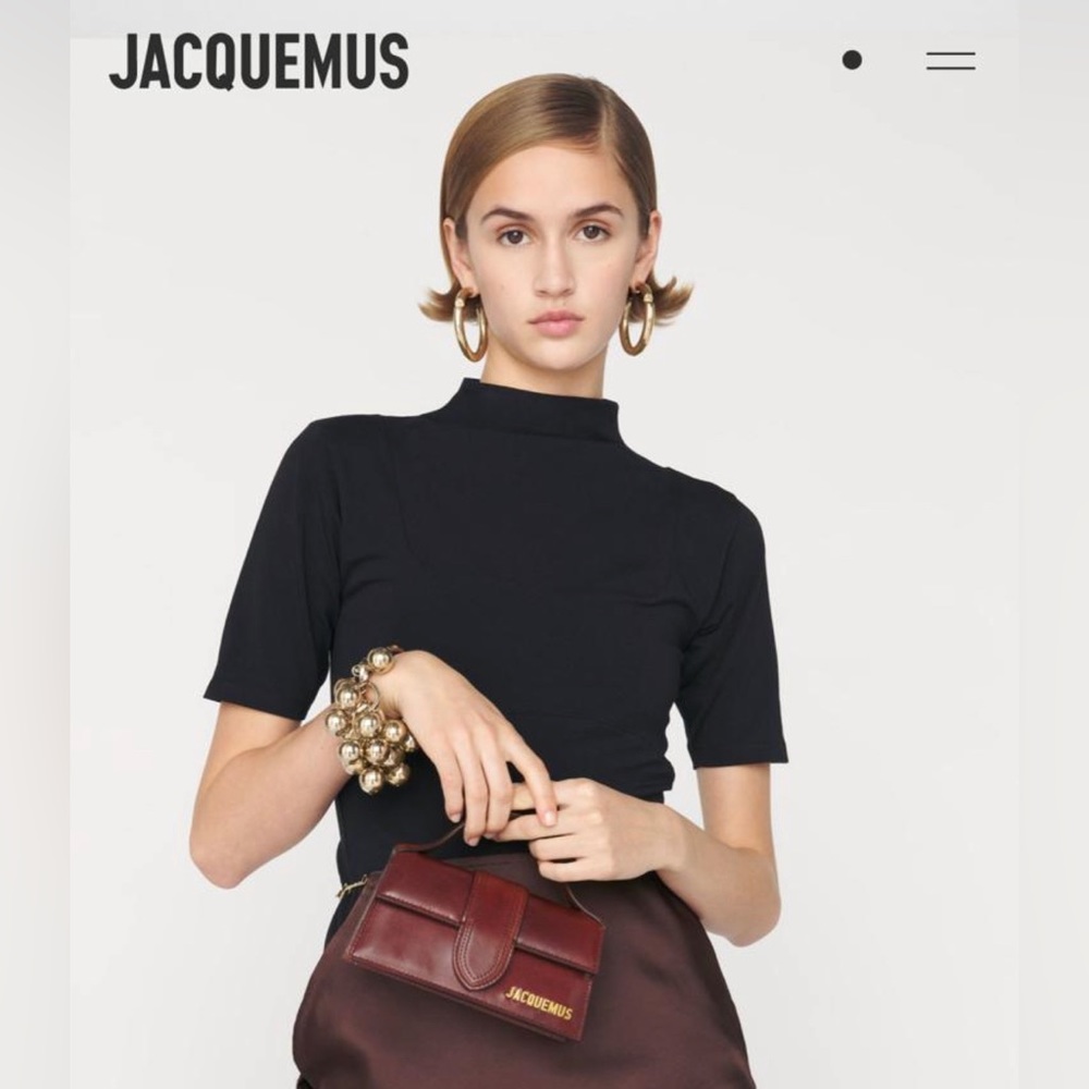 Jacquemus Brown La Montagne 'Le Bambino' Clutch